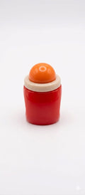 Anillo Vintage Rojo y Piedra Amarillo