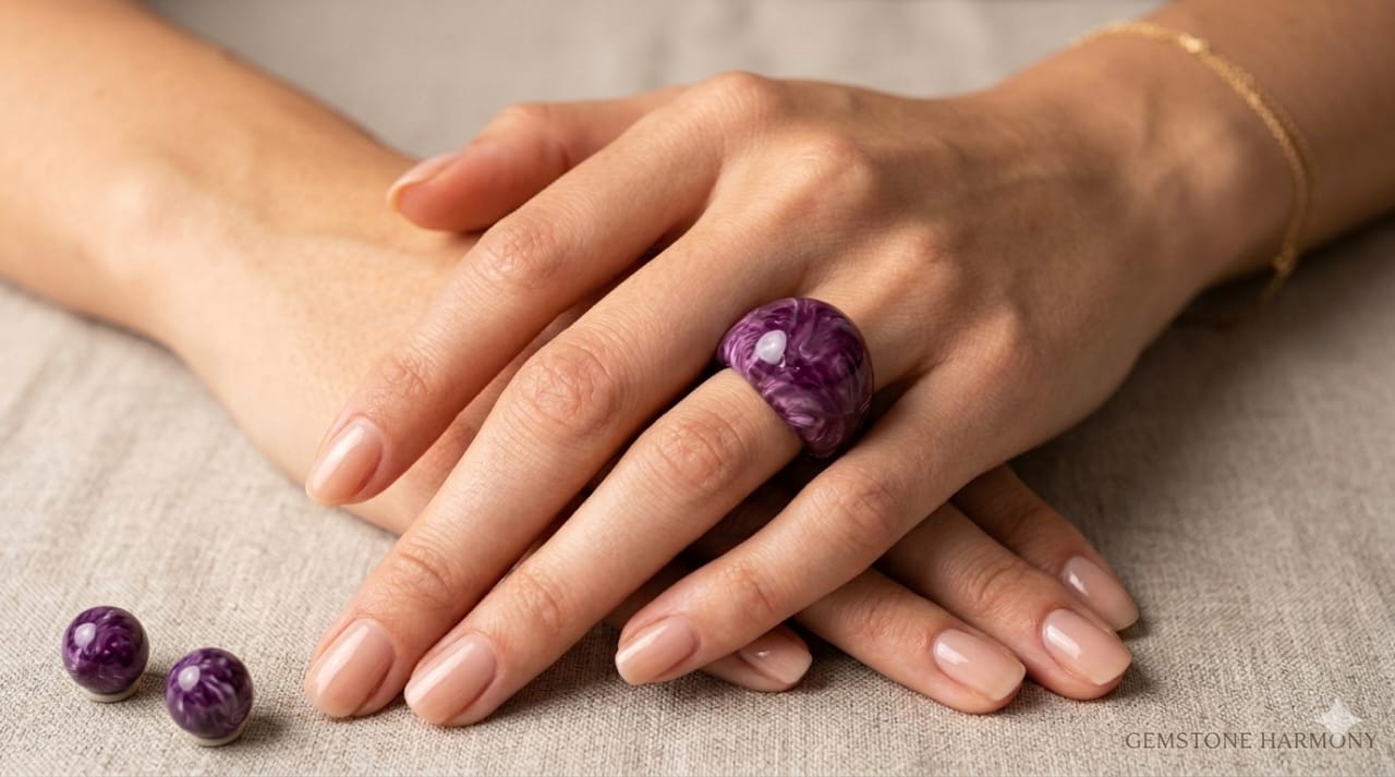 Anillo Vintage Morado