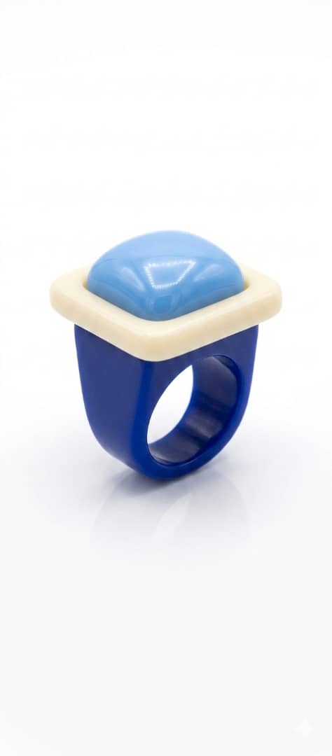 Anillo Vintage Azul