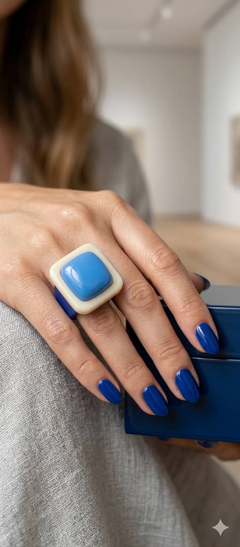 Anillo Vintage Azul