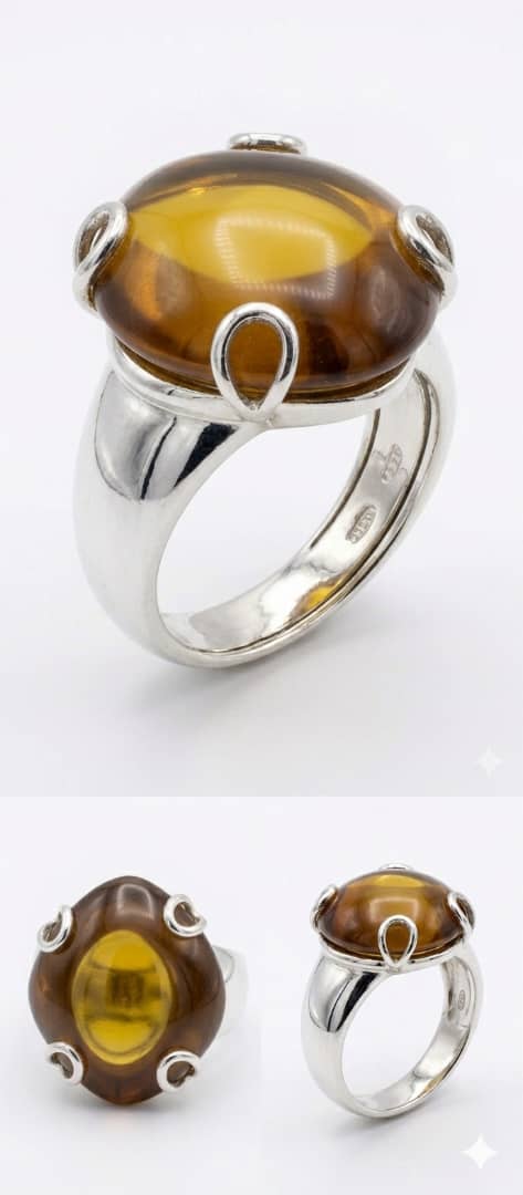 Anillo de Plata 925 con Ojo de Tigre