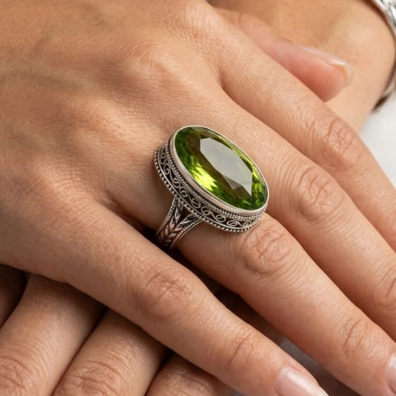 Anillo de plata de ley 925